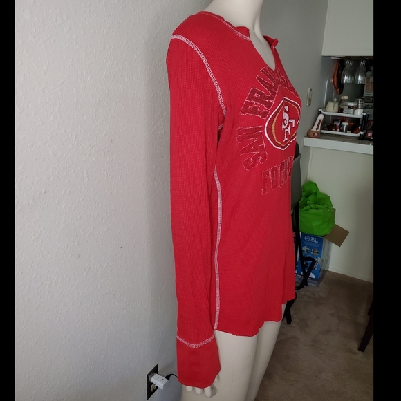 SOLD!! SF 49ers Long Sleeve Thermal Top - Picture 4 of 5
